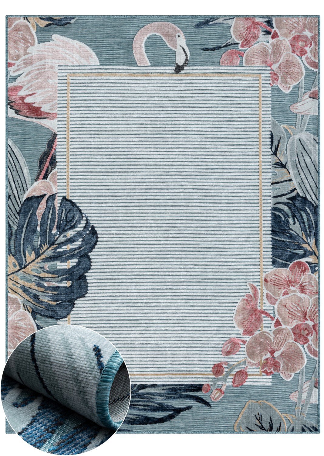 My Flair, Kusový koberec Sky blau, 150x80, viacfarebná, chodba / predsieň