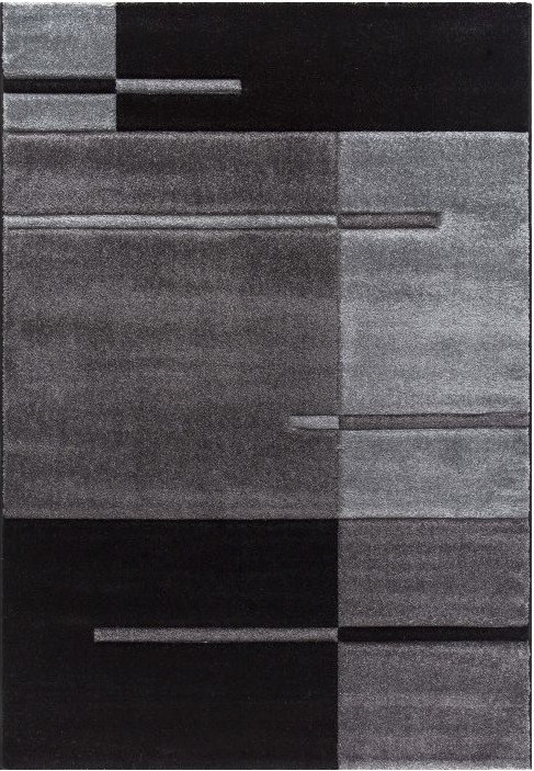 Ayyildiz, AKCIA: 80x150 cm Kusový koberec Hawaii 1310 grey, čierna, kancelária