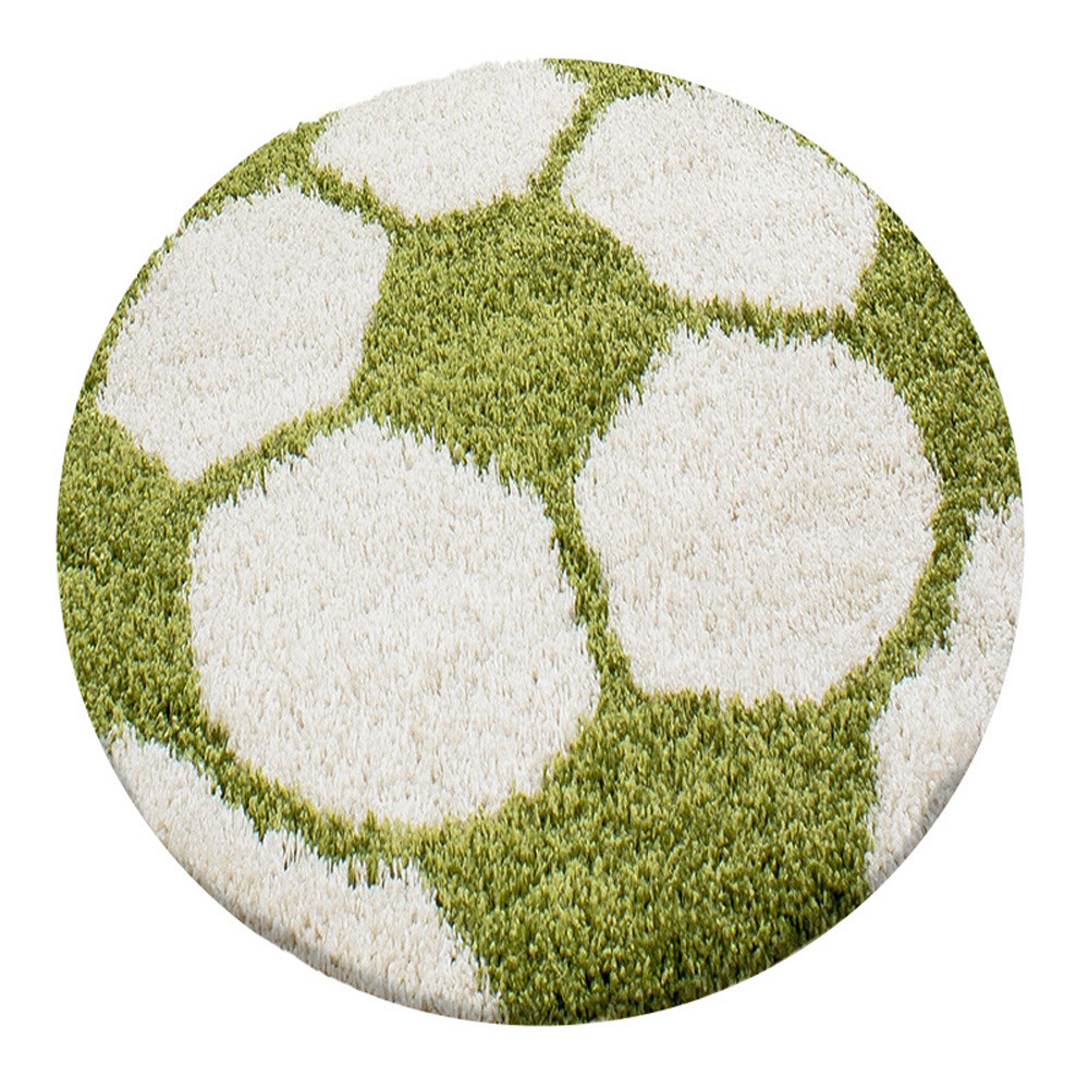 Ayyildiz, AKCIA: 120x120 (průměr) kruh cm Kusový koberec Fun 6001 green, zelená, detská izba