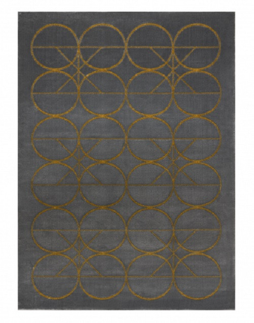 Dywany Łuszczów, AKCIA: 120x170 cm Kusový koberec Emerald 1010 grey and gold, šedá, chodba / predsieň