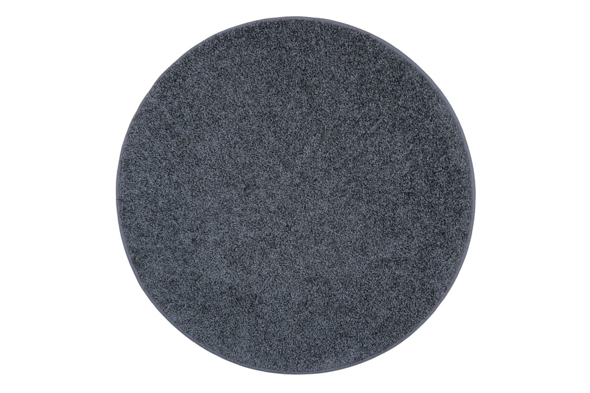 Vopi, AKCIA: 67x67 (průměr) kruh cm Kusový koberec Color Shaggy sivý guľatý, šedá, kancelária