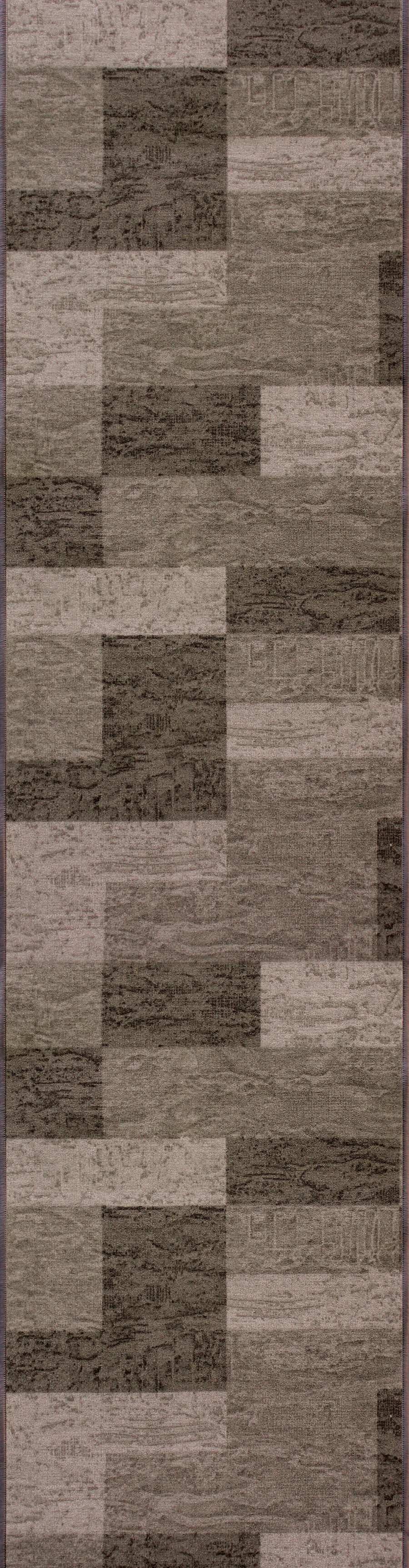 Associated Weavers, AKCIA: 800x120 cm Protišmykový behúň na mieru Icona 44 - obšitý zo všetkých strán, hnedá, chodba / predsieň