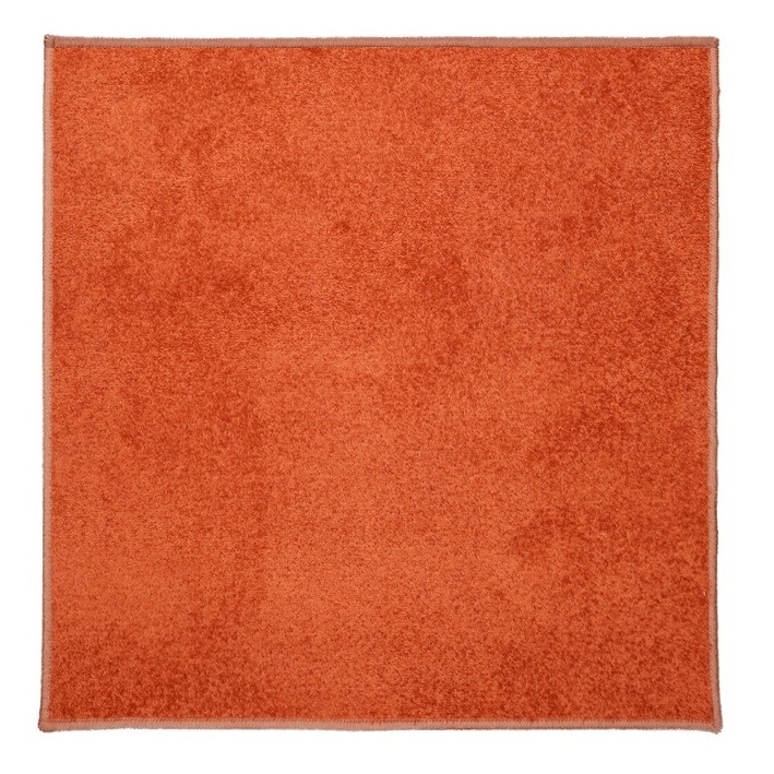 Kusový koberec Eton terra štvorec, 60x60, oranžová, detská izba
