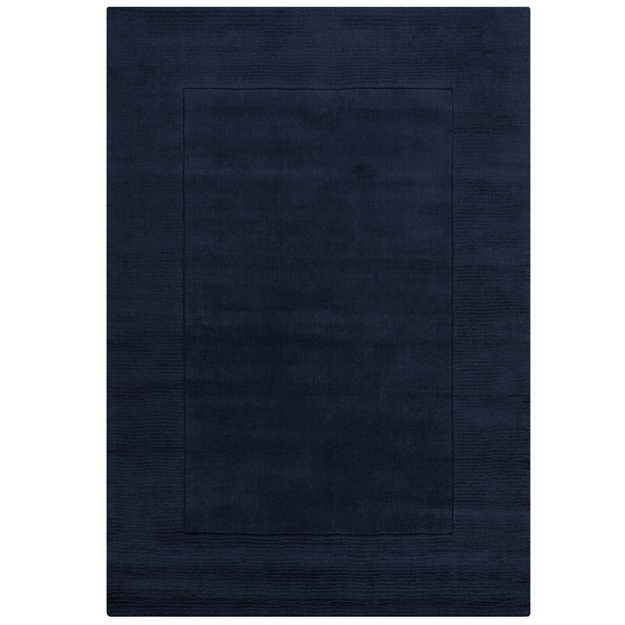 Flair Rugs, DOPREDAJ: 120x170 cm Kusový ručně tkaný koberec Tuscany Textured Wool Border Blue, 120x170, modrá, obývacia izba