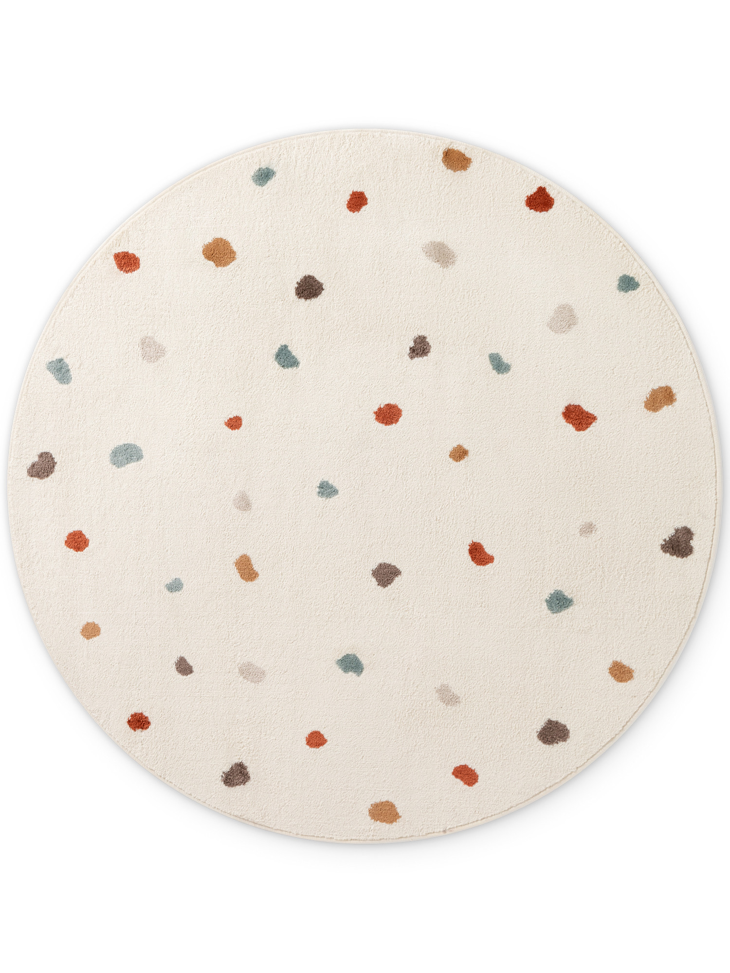 Hanse Home, Detský koberec Adventures 106210 Cream Multicolor kruh, 160x160 (priemer) kruh, biela, detská izba