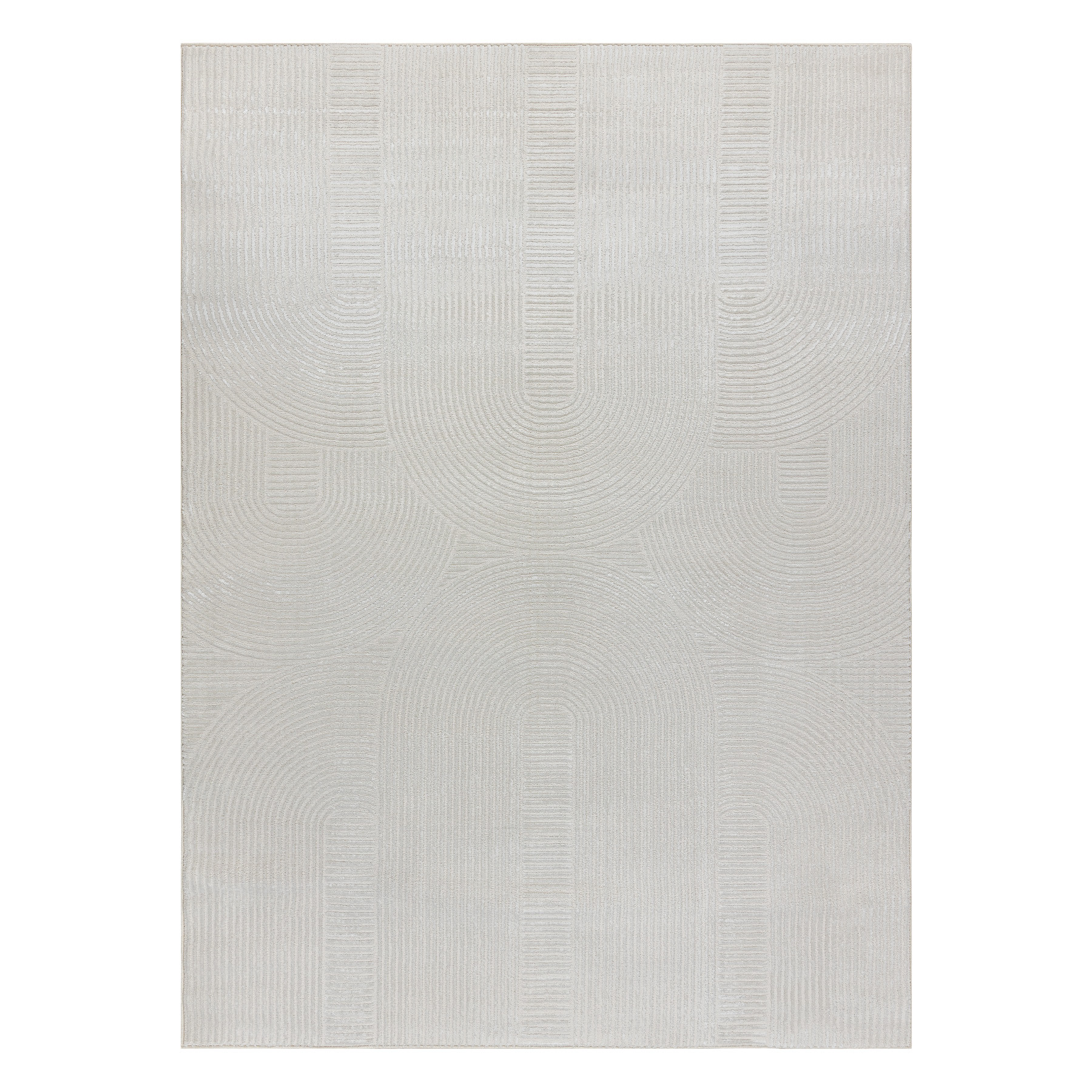 Dywany Łuszczów, Kusový koberec Balance 9086 cream, 120x170, biela, obývacia izba