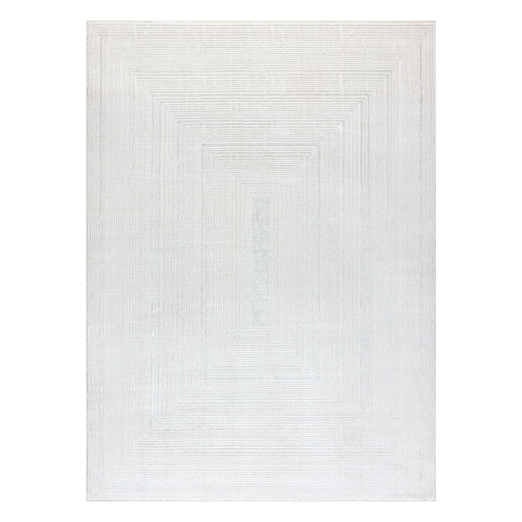 Dywany Łuszczów, Kusový koberec Balance 8788 cream, 160x220, biela, obývacia izba