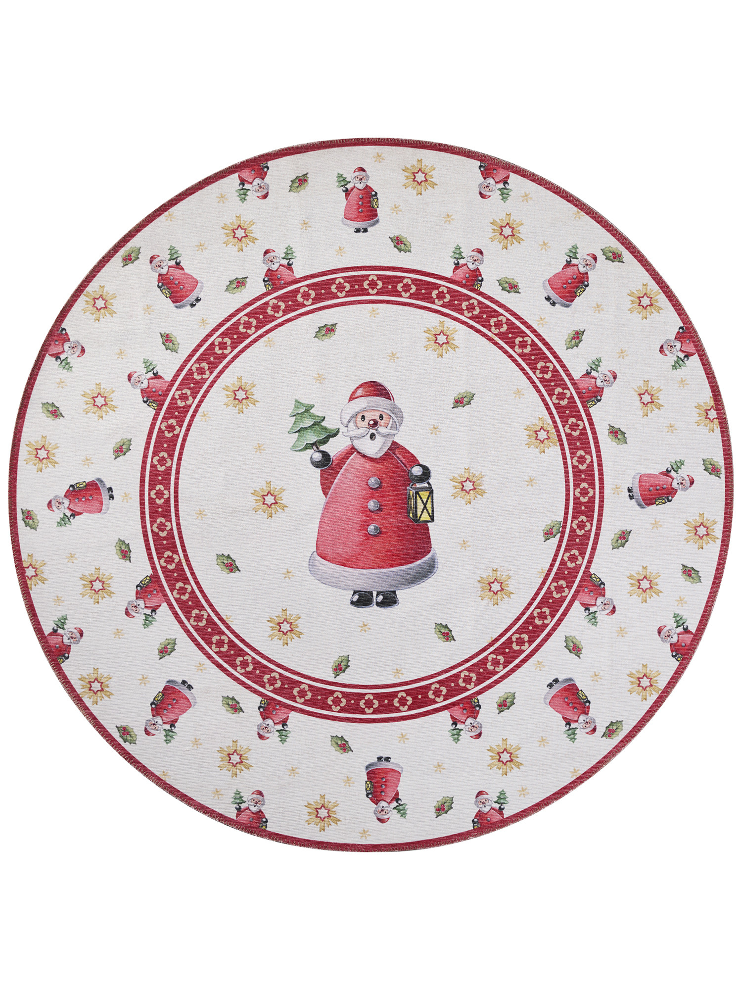 Villeroy & Boch, Kusový koberec Villeroy & Boch Toy's delight 106273 Cream, Red kruh, 160x160 (priemer) kruh, červená, obývacia izba