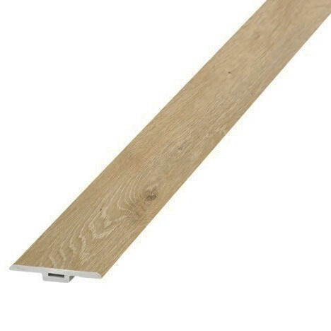 Egibi, Podlahová prechodová lišta T-LINE Jasper 1,2m, 1200x35 mm, hnedá