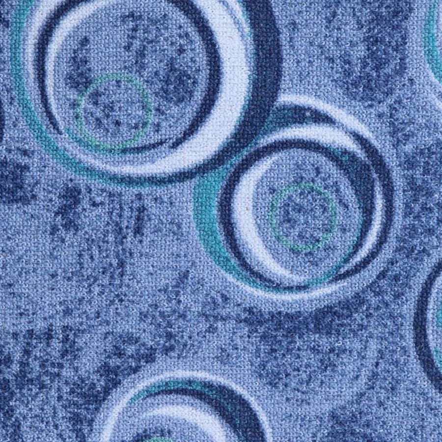 ITC, AKCIA: 105x430 cm Koberec metráž Drops 74, šíře, modrá, filc, chodba / predsieň