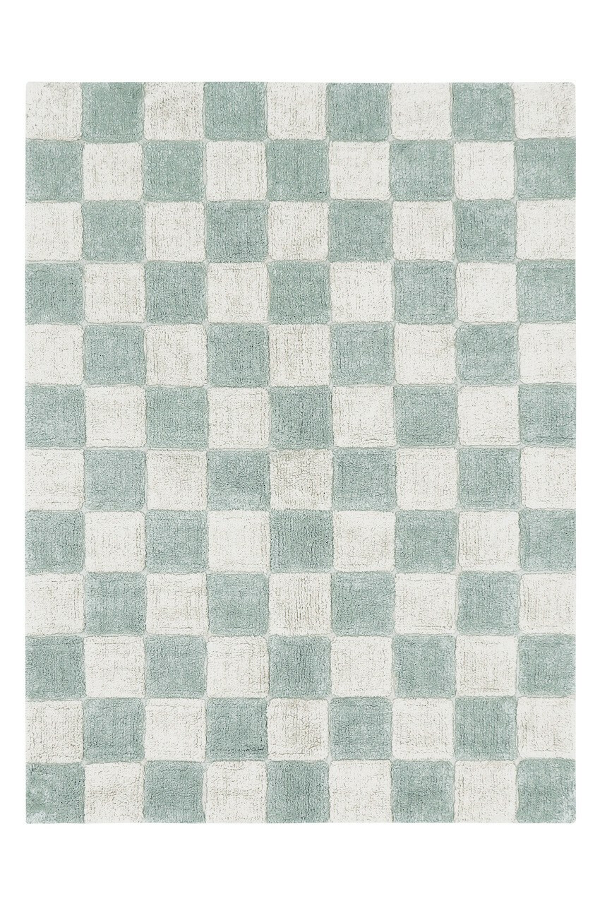 Lorena Canals, Kusový koberec Kitchen Tiles Blue Sage, 120x160, modrá, obývacia izba