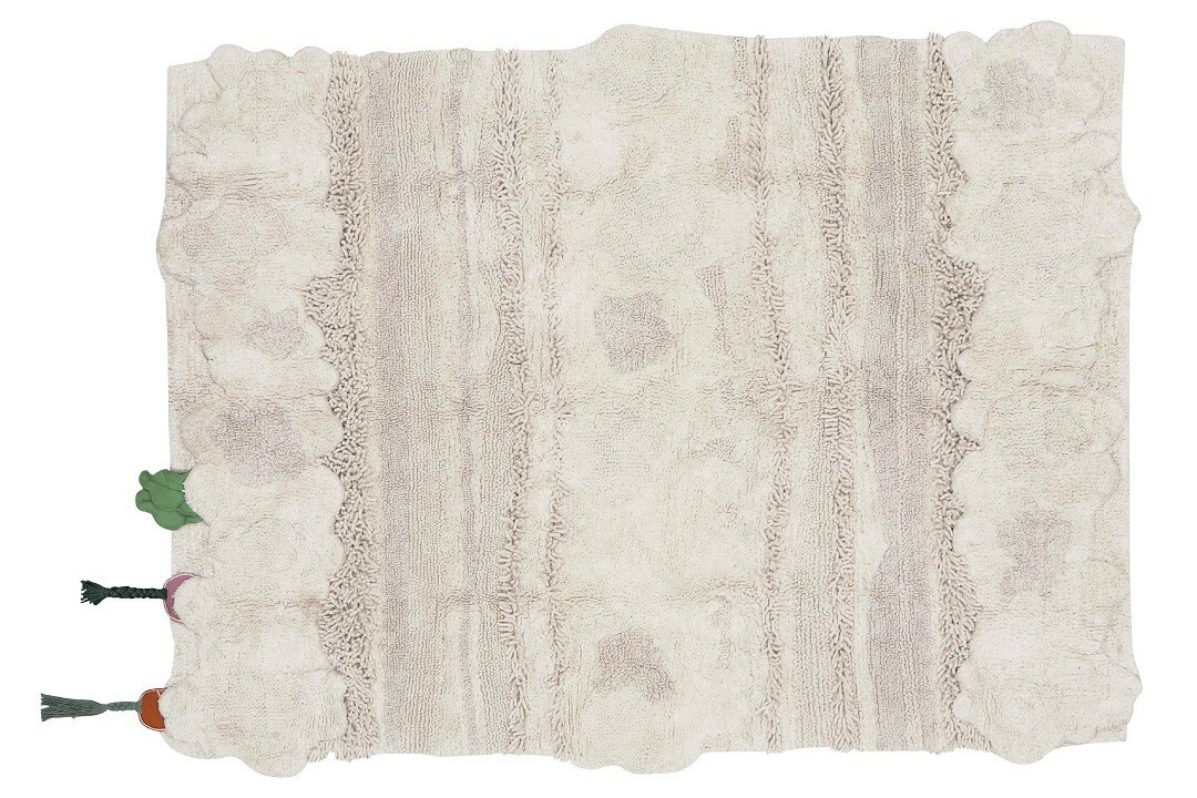 Lorena Canals, Detský kusový koberec Veggie Garden, 120x160, béžová, detská izba