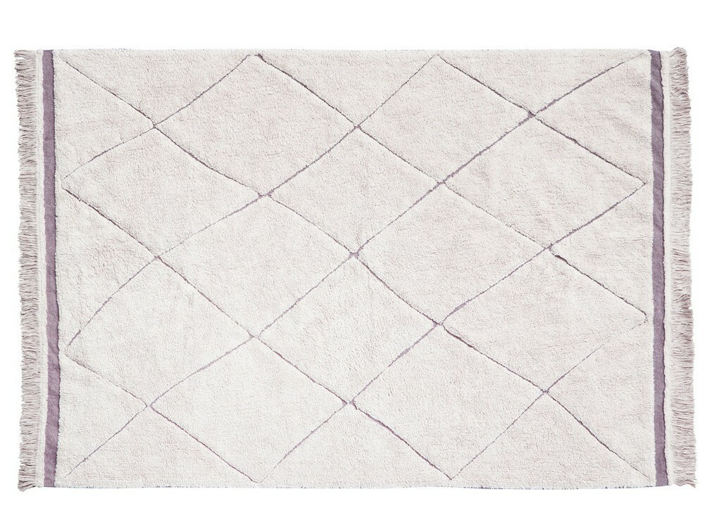 Lorena Canals, Kusový koberec Bereber, 90x130, béžová, obývacia izba