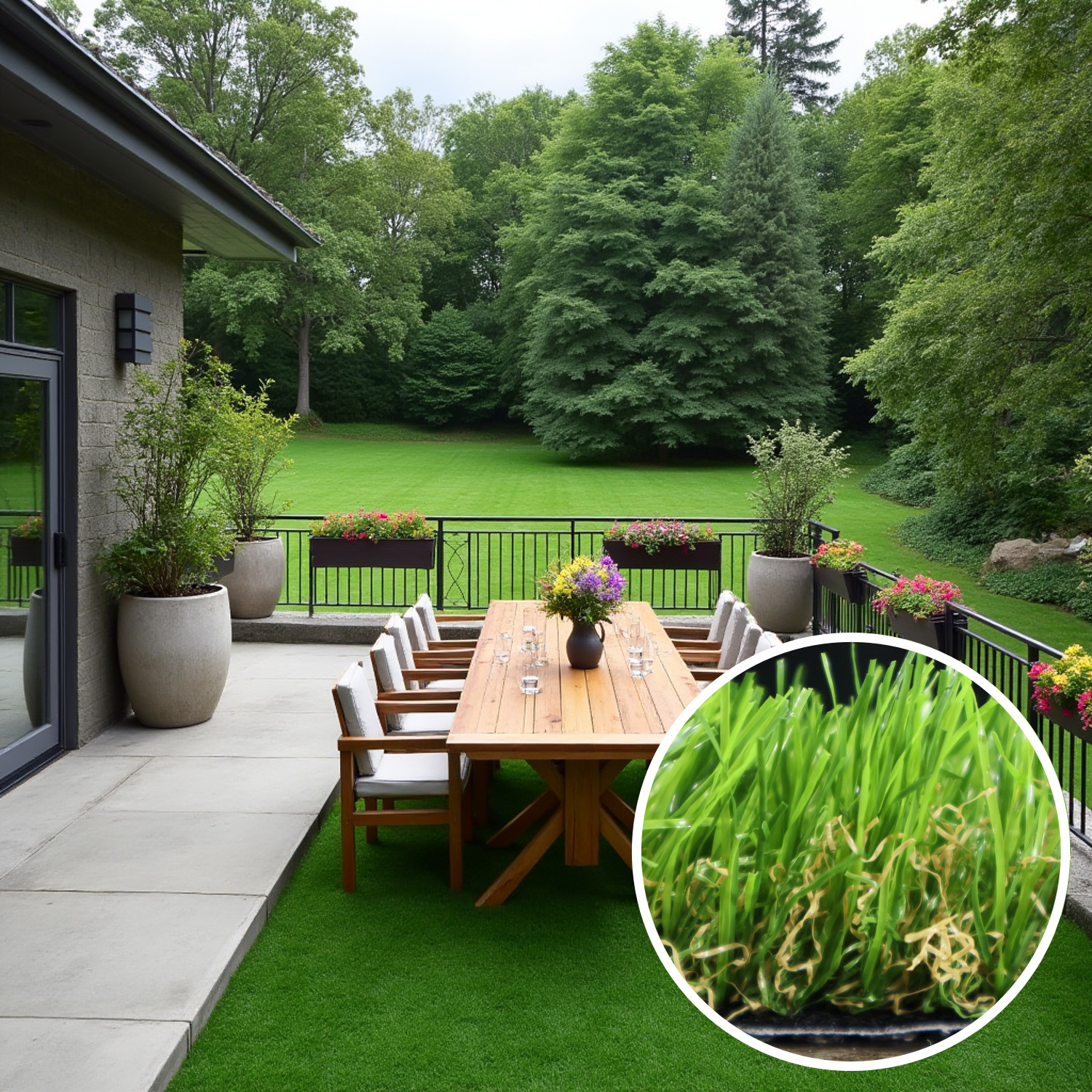 Trade Concept, AKCIA: 250x200 cm Umelá tráva Danny Green, zelená, exteriér