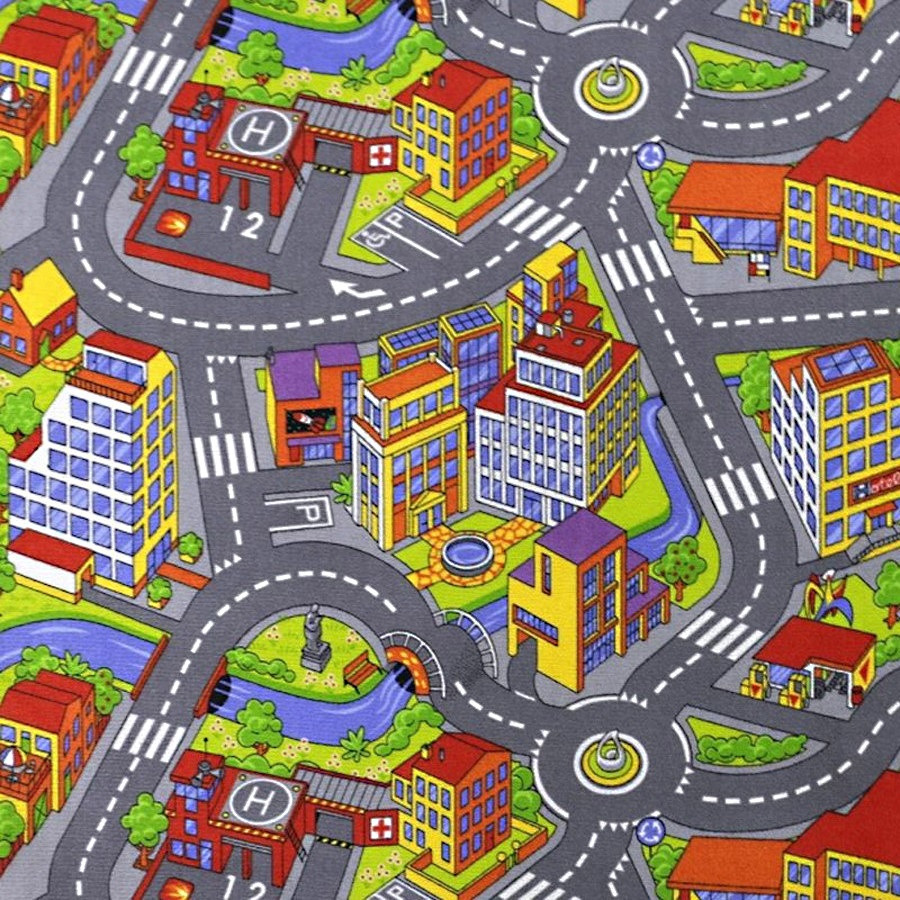 Associated Weavers, AKCIA: 47x275 cm Koberec metráž Big City 97 - obšitý zo všetkých strán, šíře, viacfarebná, filc, detská izba