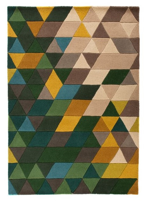 Flair Rugs, AKCIA: 120x170 cm Ručne všívaný kusový koberec Illusion Prism Green / Multi, viacfarebná, obývacia izba