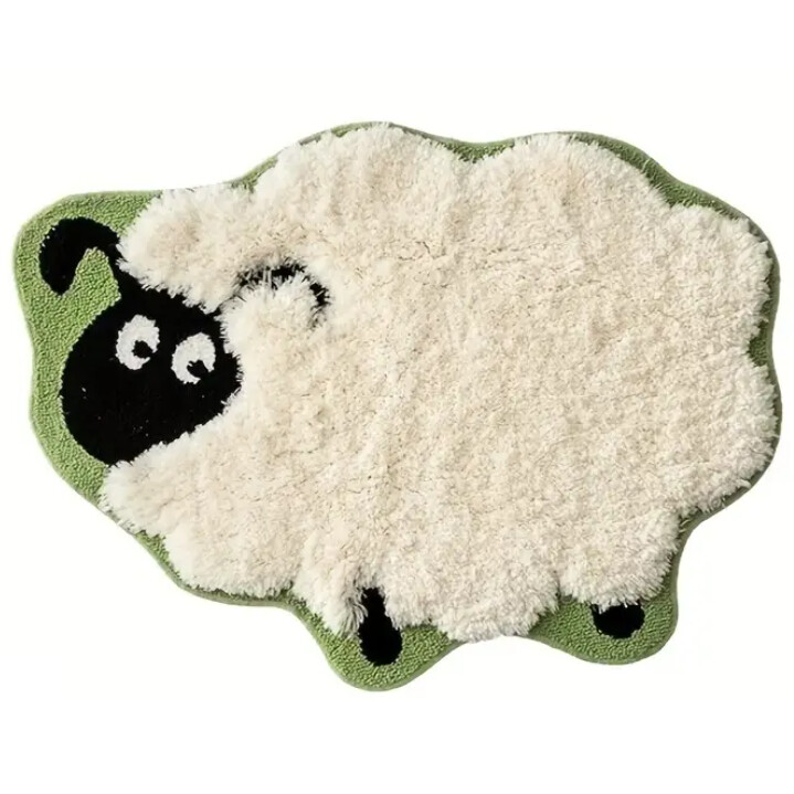 Mujkoberec Original, Kusový koberec Ovečka, 51x66, biela, detská izba