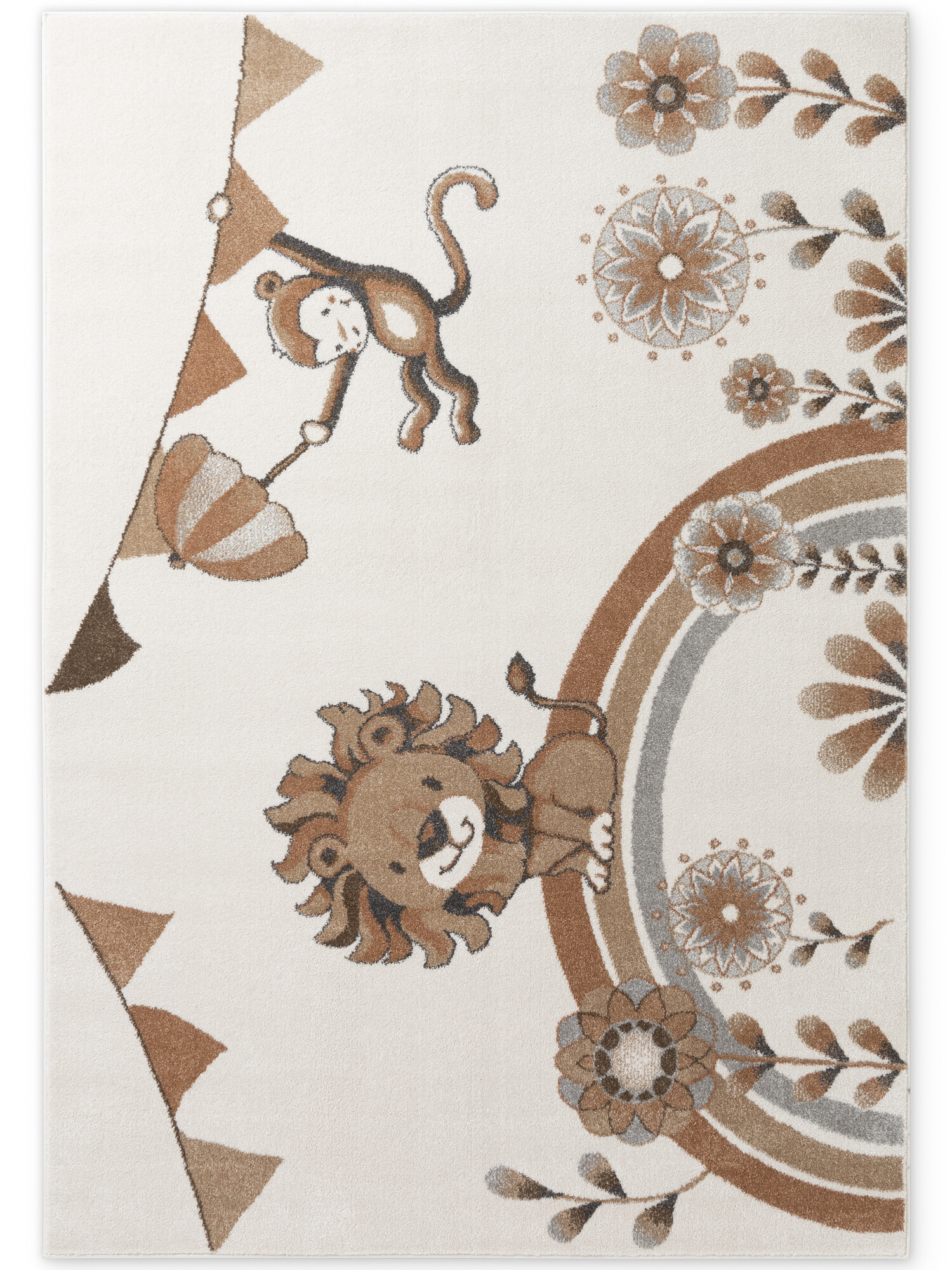 Villeroy & Boch, Detský kusový koberec Villeroy & Boch Boho Kids 106309 Cream Multicolor, 120x170, biela, detská izba