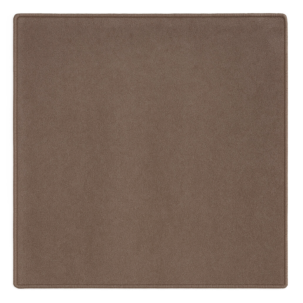 AladinWorld Expres, Kusový koberec Royal Lux 40 hnedý štvorec, 200x200, hnedá, obývacia izba