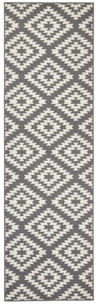 Hanse Home, Behúň Basic 102822, 80x400, šedá, chodba / predsieň