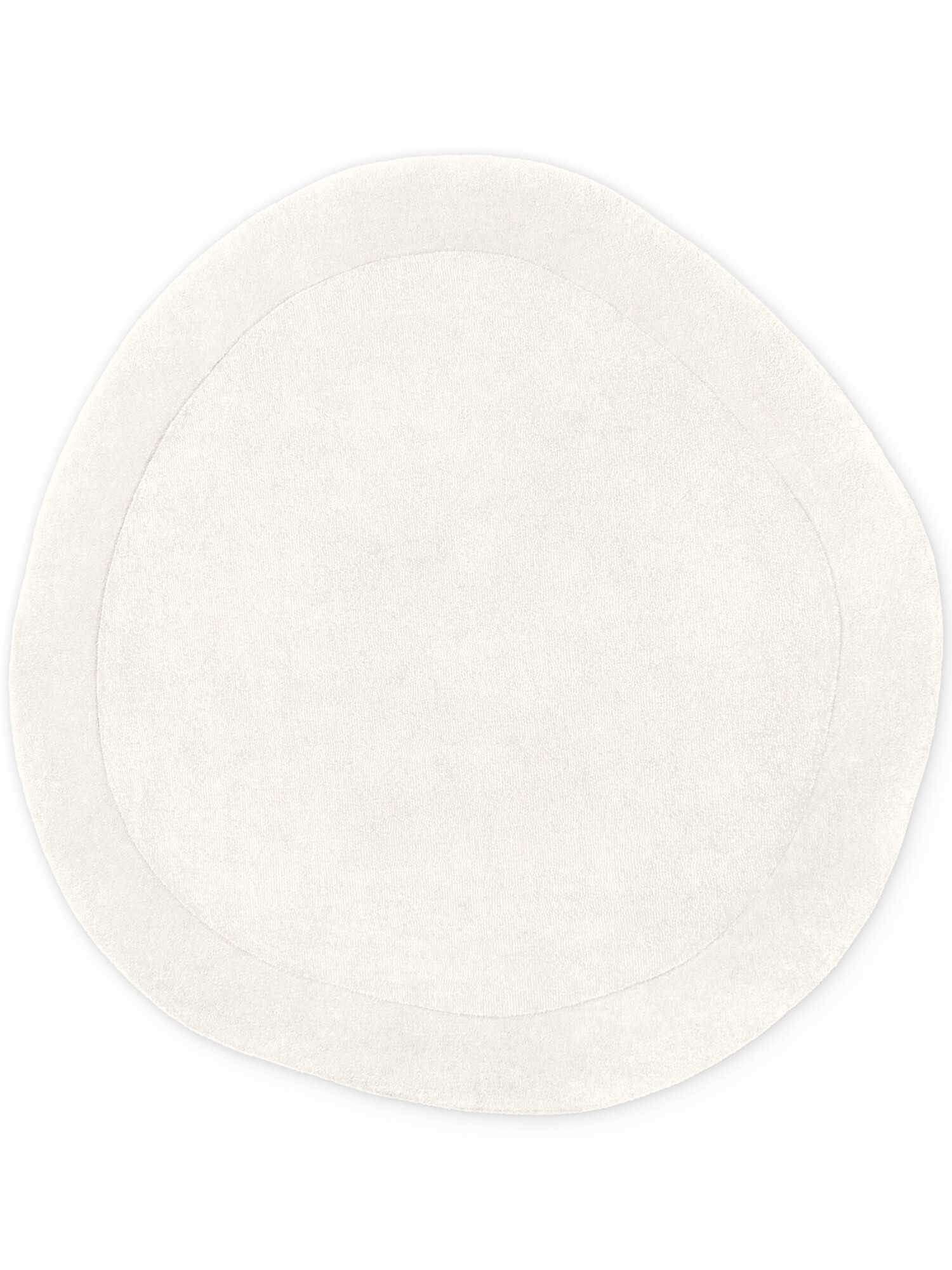 Villeroy & Boch, Kusový koberec Villeroy & Boch Kari 106285 Cream, 160x160 (priemer) kruh, biela, obývacia izba