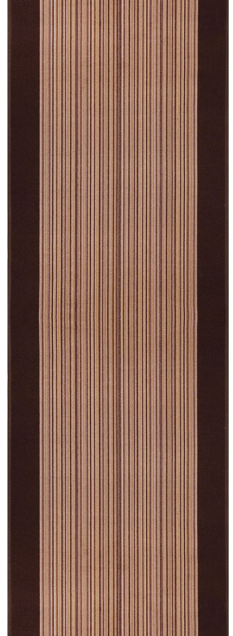 Associated Weavers, AKCIA: 350x80 cm Protišmykový behúň na mieru Carnaby 41 - obšitý zo všetkých strán, hnedá, chodba / predsieň