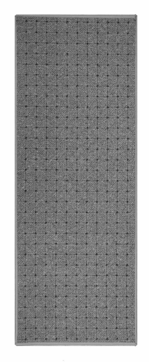 Vopi, AKCIA: 💧👣🛡️365x80 cm Behúň na mieru Udinese šedý - obšitý zo všetkých strán + aplikovaná impregnácia + protišmyková úprava, šedá, chodba / predsieň