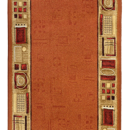 Associated Weavers, Protišmykový behúň na mieru Jena 84, šíre 120 cm, oranžová, chodba / predsieň