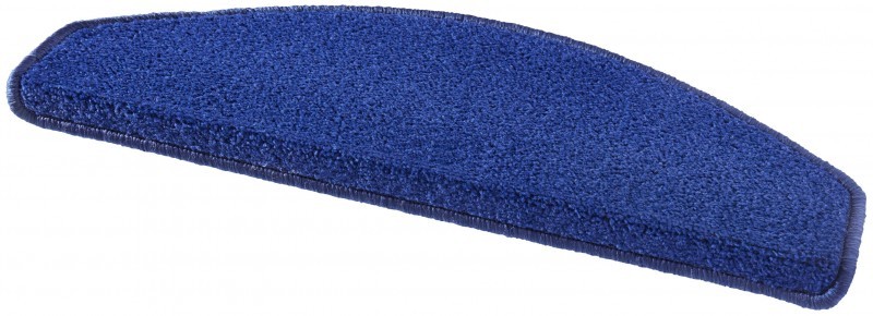 Hanse Home Sada 15ks nášľapov na schody: Fancy 103007 modré, samolepiaci - 23x65 polkruh (rozmer vrátane ohybu), sada 15 ks