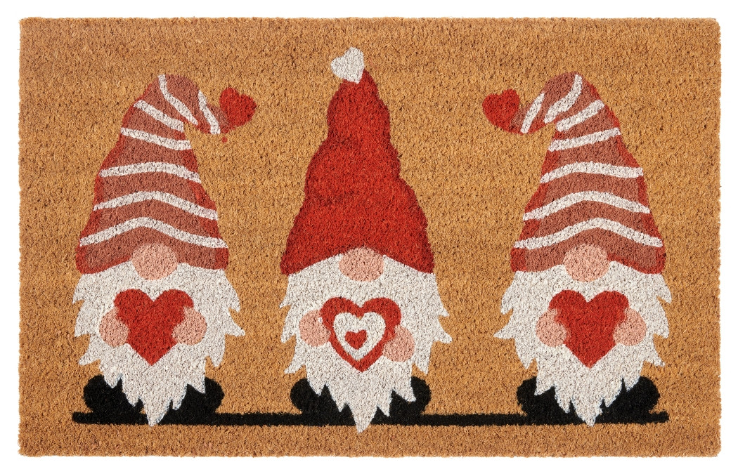 Hanse Home, AKCIA: 40x70 cm Rohožka Trpaslíci 106195 - na von aj na doma, hnedá, chodba / predsieň