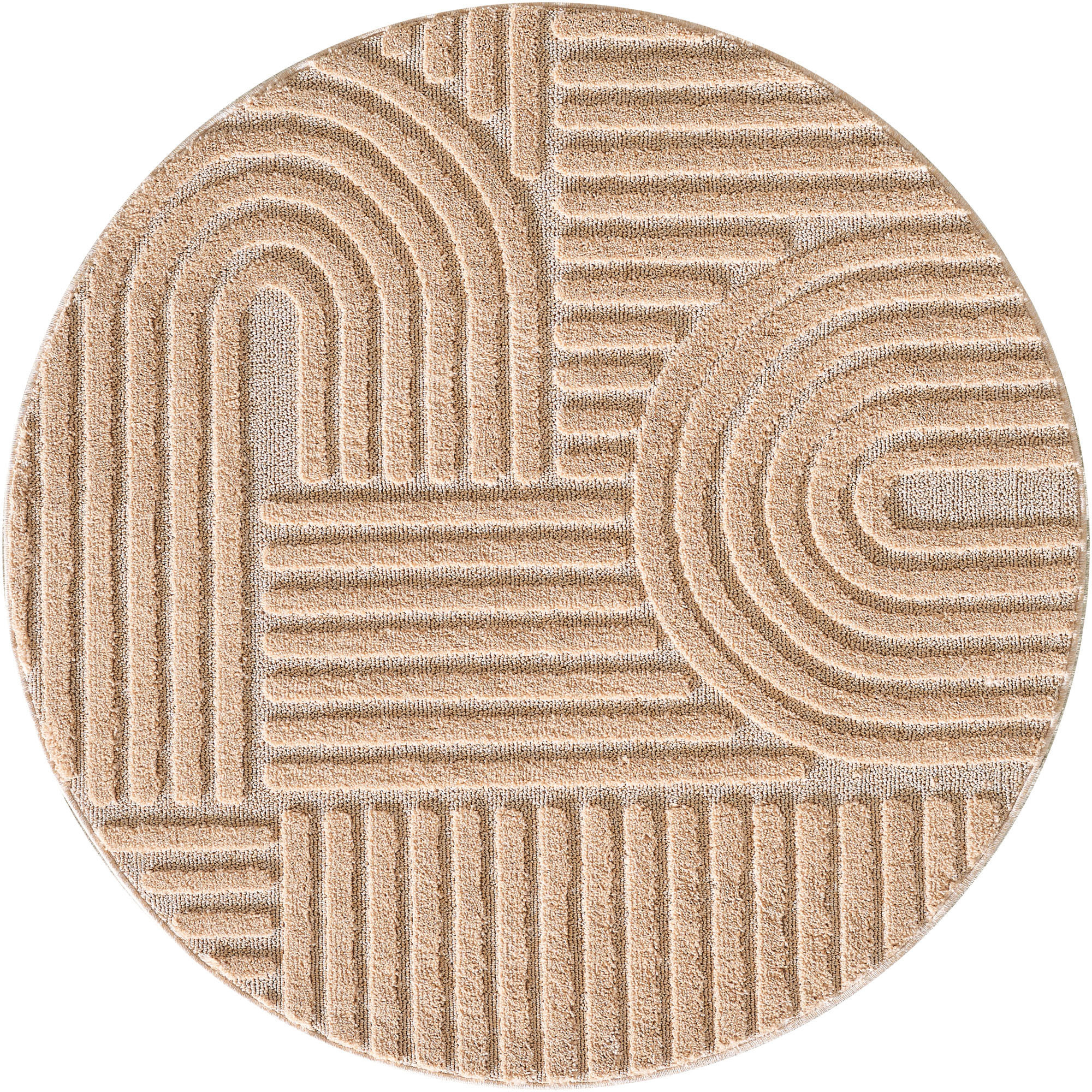 Ayyildiz, DOPREDAJ: 160x160 (průměr) kruh cm Kusový koberec Art 1121 Rose kruh, 160x160 (priemer) kruh, ružová, obývacia izba