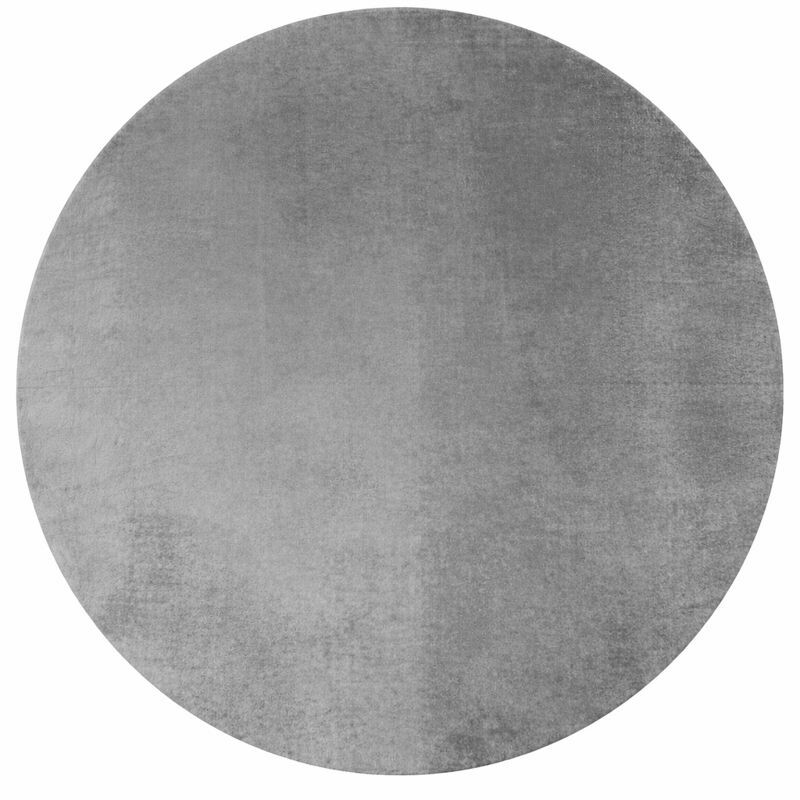 Ayyildiz, Kusový koberec Joy 1400 silver kruh, 160x160 (priemer) kruh, šedá, chodba / predsieň