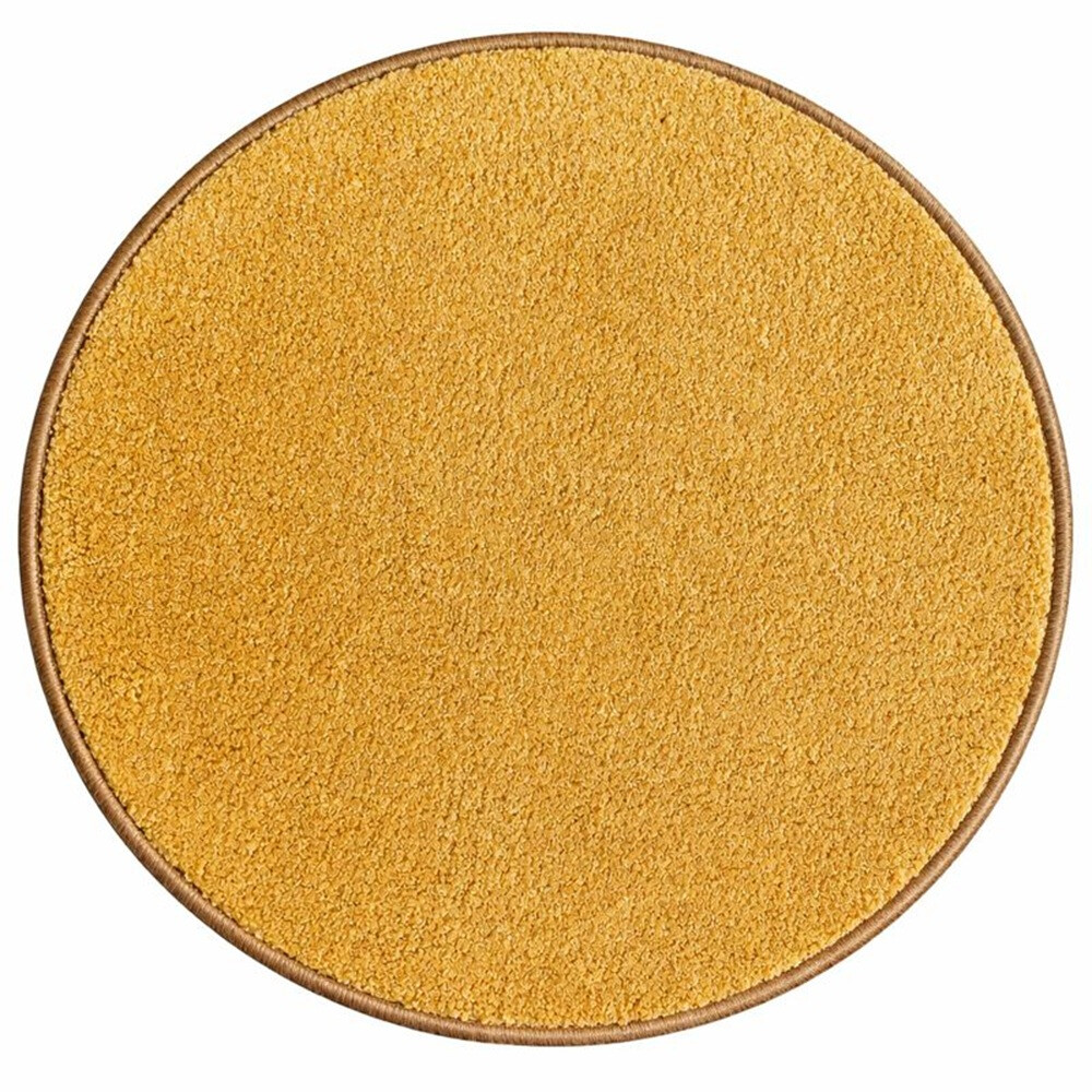 Vopi, Kusový koberec Eton Exklusive žltý kruh, 57x57 (priemer) kruh, žltá, obývacia izba