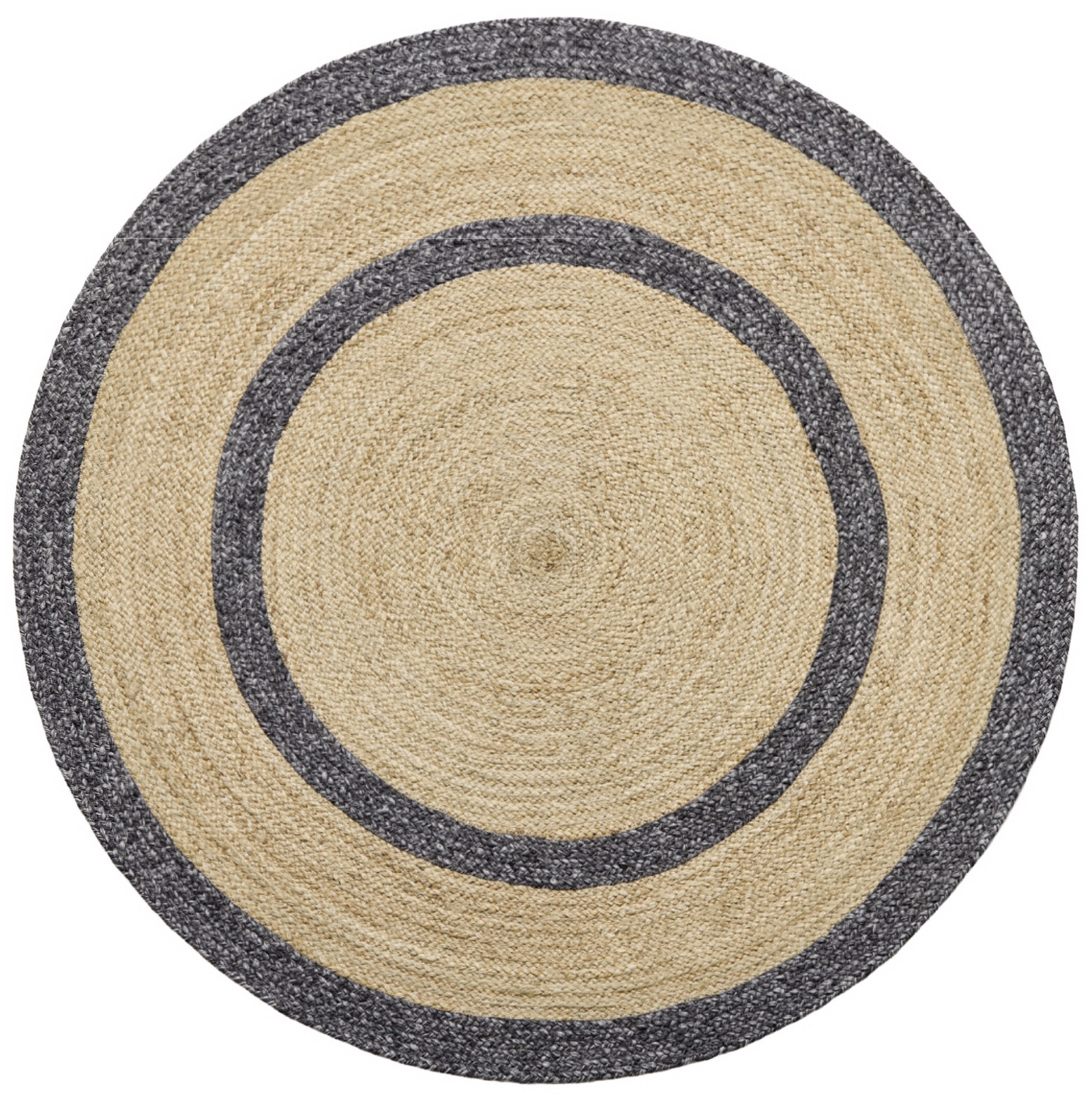 Diamond Carpets India, Ručne viazaný kusový koberec Nora J-48 Natural kruh, 240x240 (priemer) kruh, béžová, chodba / predsieň