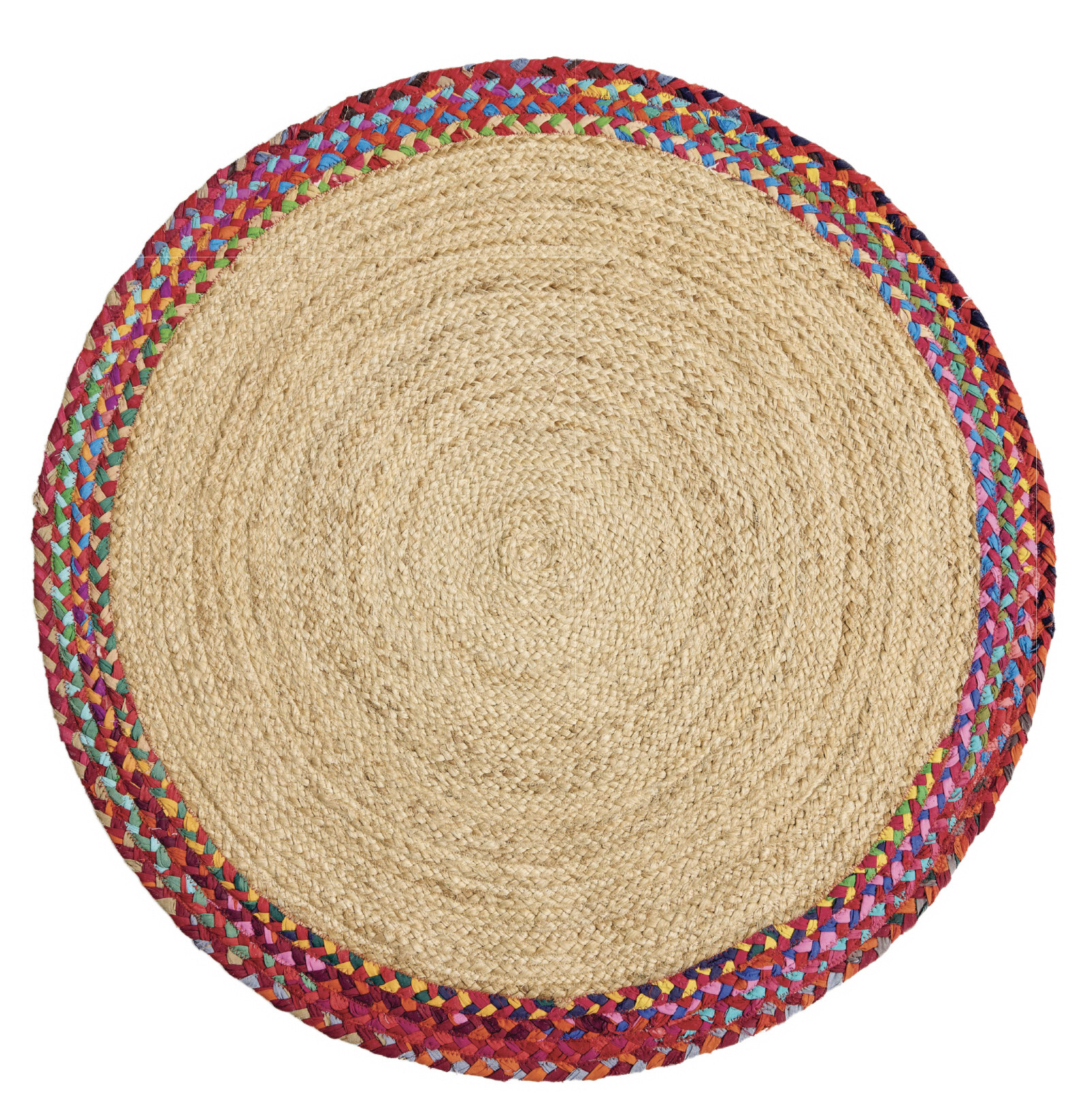 Diamond Carpets India, Ručne viazaný kusový koberec Lorne J 33 Natural kruh, 120x120 (priemer) kruh, viacfarebná, chodba / predsieň