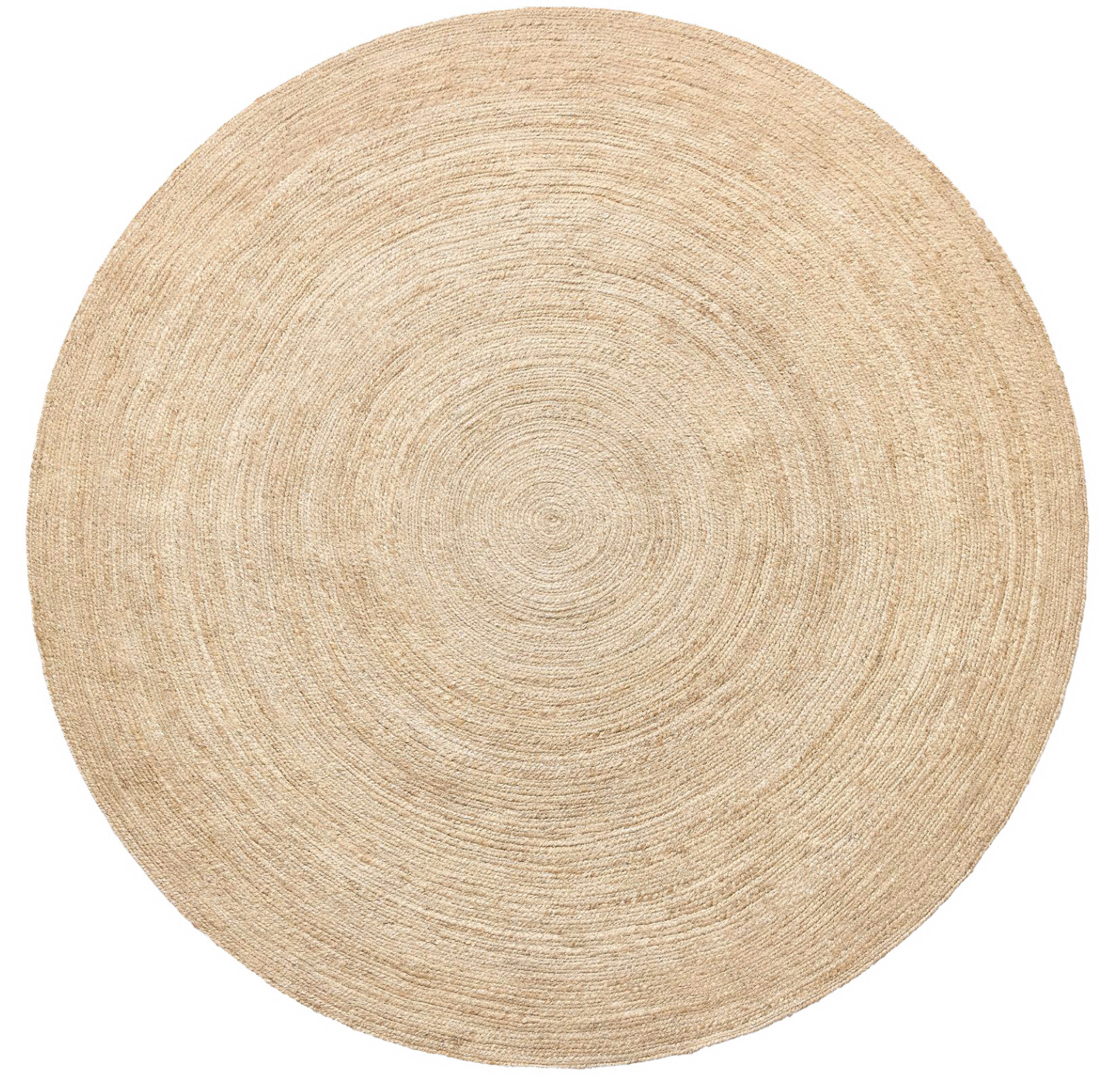 Diamond Carpets India, Ručne viazaný kusový koberec Rhea J-11 Natural kruh, 80x80 (priemer) kruh, béžová, chodba / predsieň