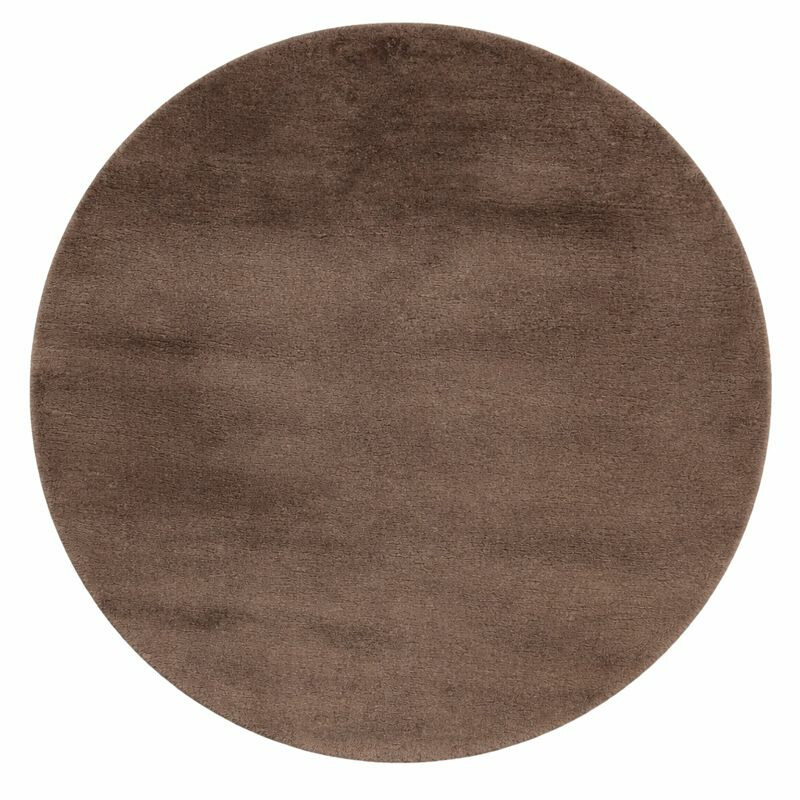 Obsession, AKCIA: 80x80 (průměr) kruh cm Kusový koberec My Jazz 730 taupe, hnedá, obývacia izba
