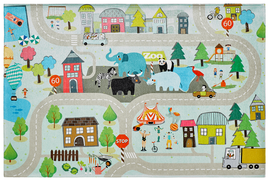 Obsession, DOPREDAJ: 80x120 cm Dětský kusový koberec Torino kids 231 STREET, 80x120, viacfarebná, detská izba