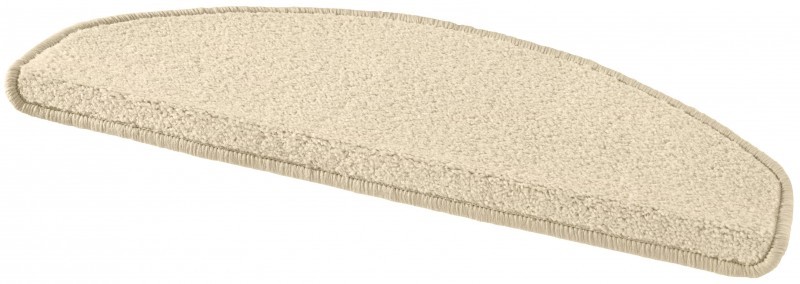 Hanse Home Sada 15ks nášľapov na schody: Fancy 103003 béžové, samolepiaci - 23x65 polkruh (rozmer vrátane ohybu), sada 15 ks