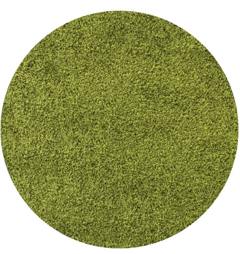 Kusový koberec Life Shaggy 1500 green kruh - 200x200 (priemer) kruh cm Ayyildiz koberce 