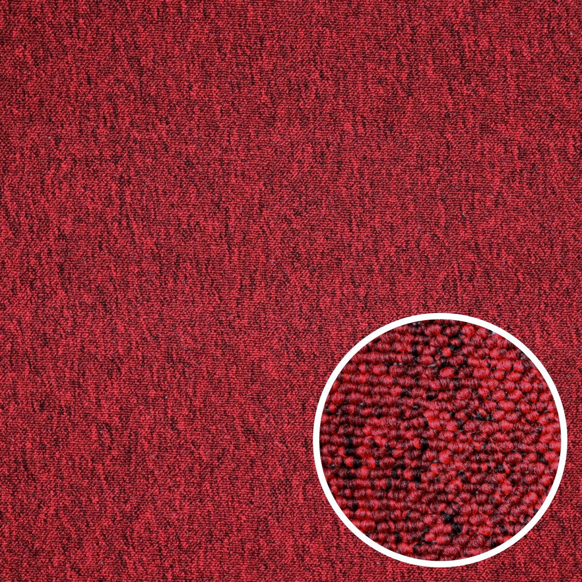 Metrážny koberec Balance 35 červený, na mieru, šíře 4m, červená, filc, chodba / predsieň