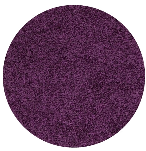 Kusový koberec Life Shaggy 1500 lila kruh - 120x120 (priemer) kruh cm Ayyildiz koberce 