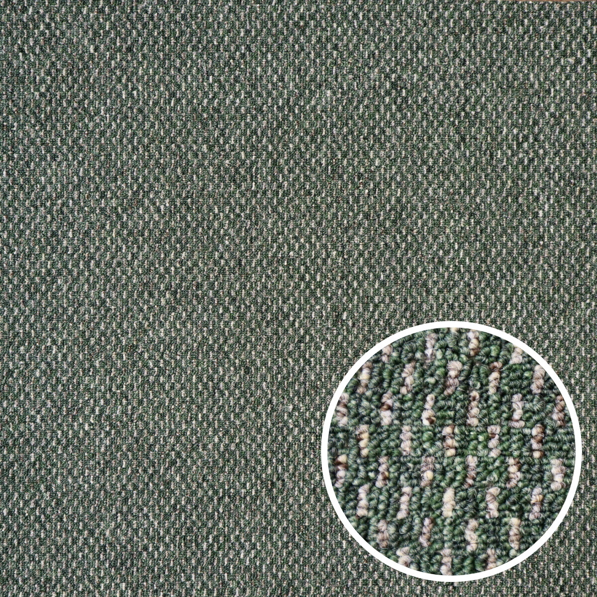 Timzo, Metrážny koberec Rubin 2146 green, na mieru, šíře 4m, zelená, ab (mriežka), chodba / predsieň