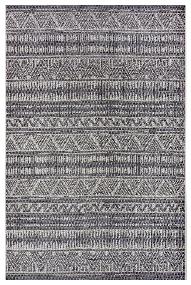 Hanse Home, AKCIA: 👣🛡️63x120 cm Kusový koberec Clyde 105906 Loto Grey Beige – na von aj na doma + protišmyková úprava, šedá, chodba / predsieň