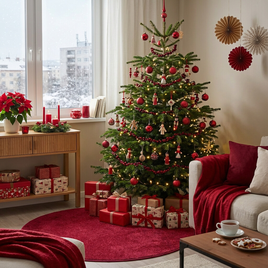 Vopi, DOPREDAJ: 100x100 (průměr) kruh cm Vánoční kusový koberec Eton vínově červený kruh, 100x100 (priemer) kruh, červená, detská izba