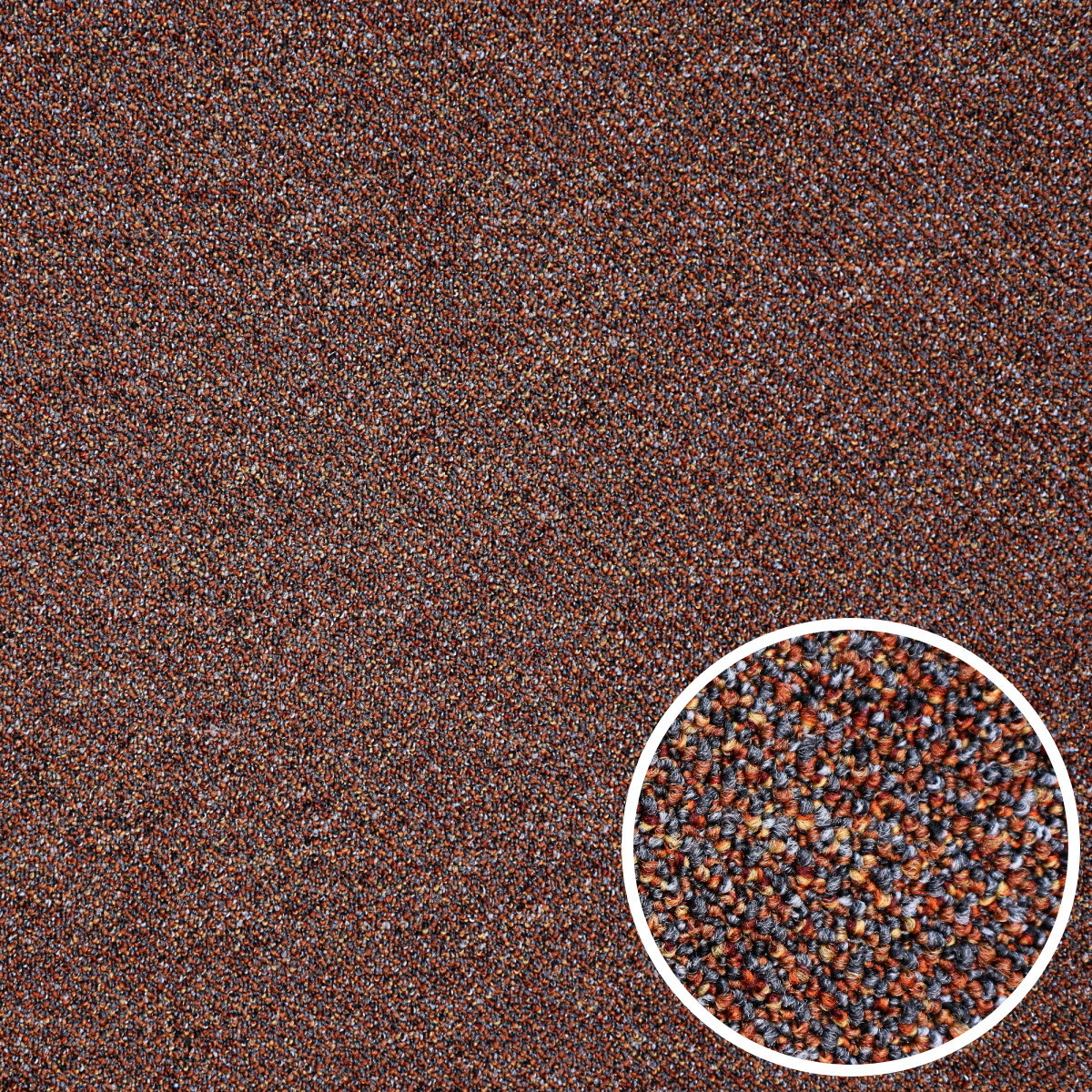 AladinWorld Expres, AKCIA: 120x170 cm Kusový koberec Bohemia terakota - obšitý zo všetkých strán, šíře, oranžová, filc, kancelária