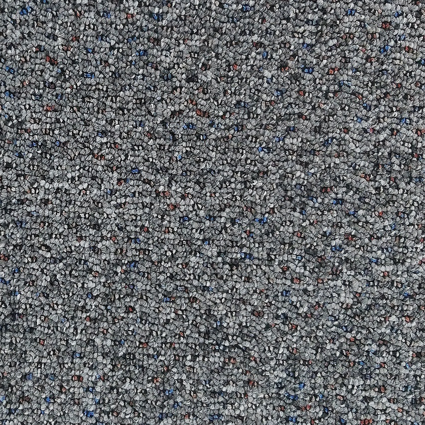 AKCIA: 580x400 cm Koberec metráž New Techno 3525 šedé, šíře, šedá, ab (mriežka), chodba / predsieň