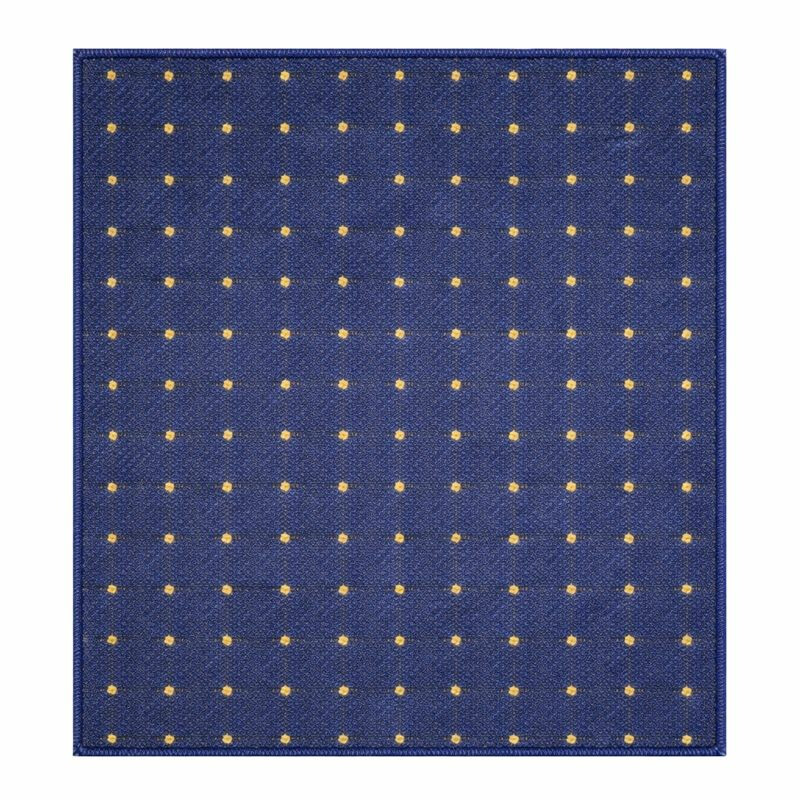 Condor Carpets, Kusový koberec Udinese modrý štvorec, 250x250, modrá, chodba / predsieň