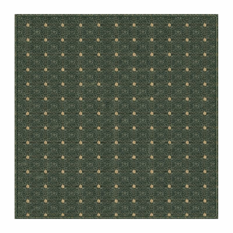 Condor Carpets, Kusový koberec Udinese zelený štvorec, 80x80, zelená, chodba / predsieň