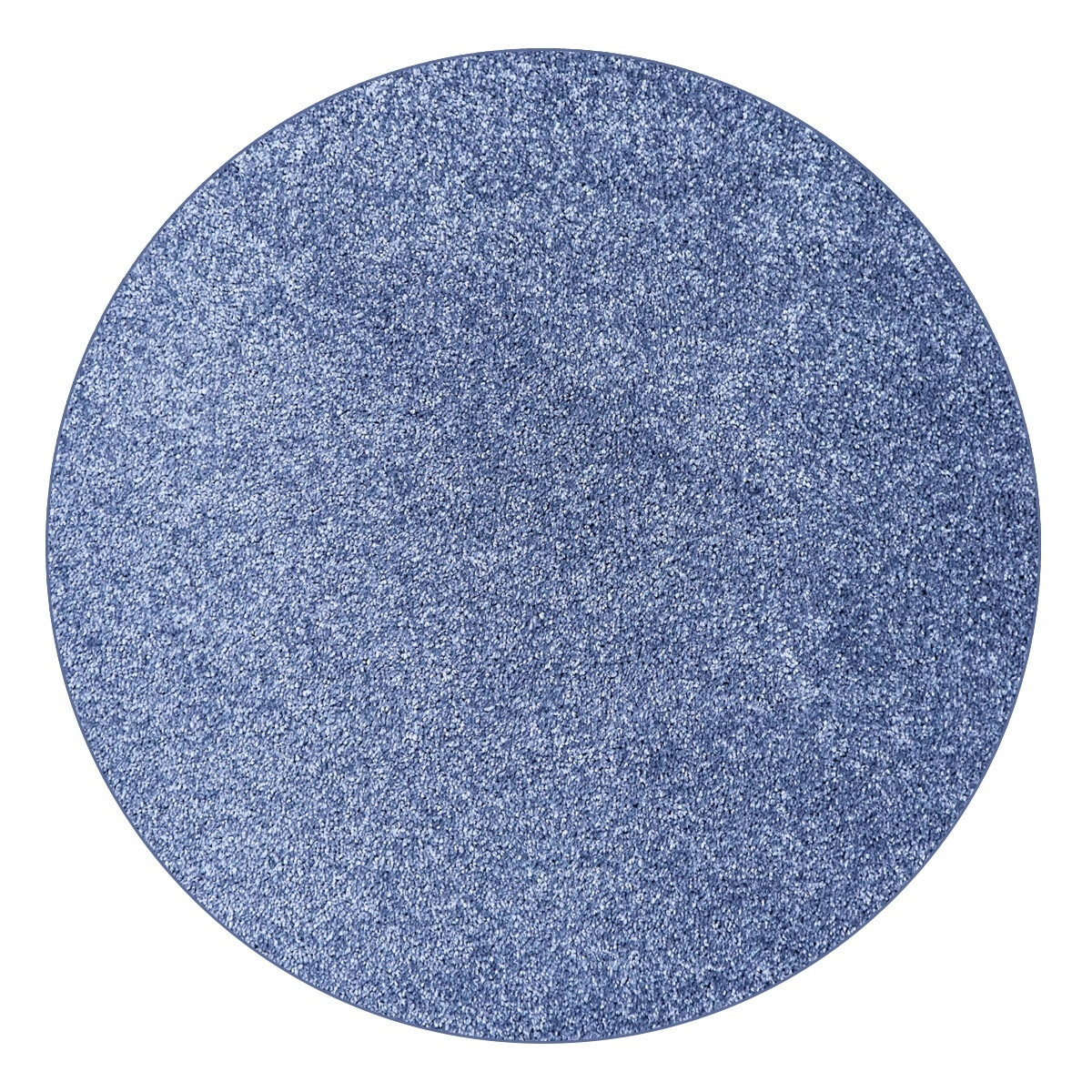 AladinWorld Expres, Kusový koberec Velur Ultra tm. modrý kruh, 400x400 (priemer) kruh, modrá, obývacia izba